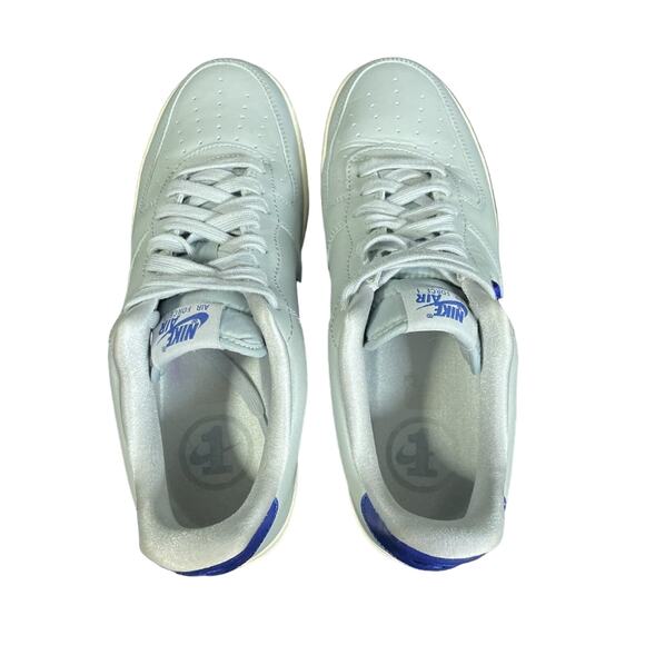 Men's Size 8.5 - NIKE Air Force 1 07 LV8 LEATHER Grey Trainers AJ9507 002 - Picture 7 of 16